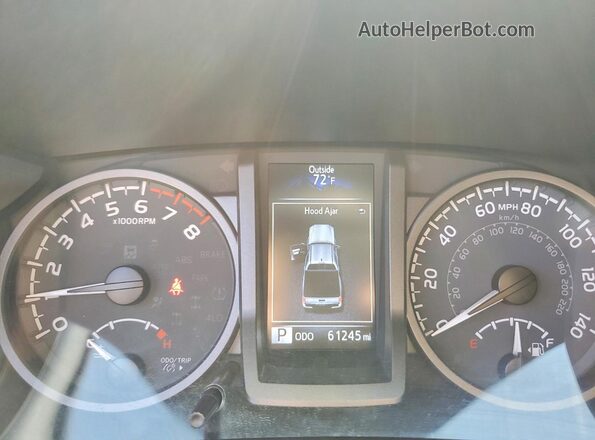 3TMCZ5AN7MM394495 2021 TOYOTA TACOMA Blue ხელსაწყოთა პანელის ხედი