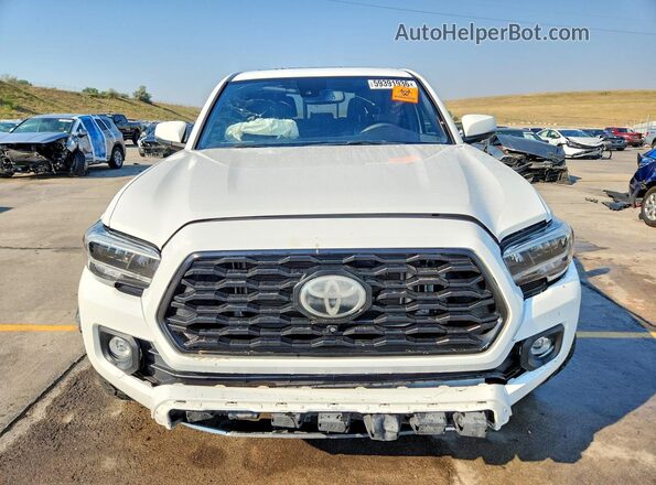 3TMCZ5AN7MM407312 2021 TOYOTA TACOMA White წინა ხედი