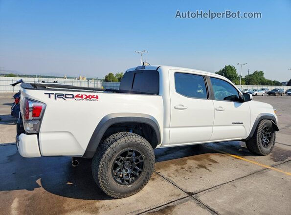 3TMCZ5AN7MM407312 2021 TOYOTA TACOMA White უკანა მარჯვენა