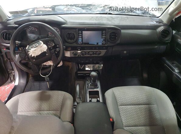 3TMCZ5AN7MM442660 2021 TOYOTA TACOMA Silver Առջևի վահանակի տեսք