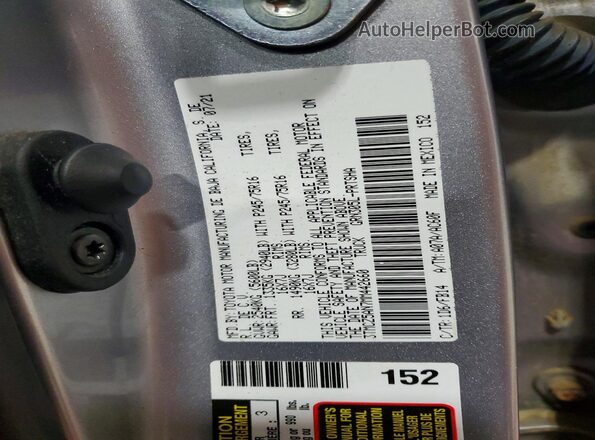 3TMCZ5AN7MM442660 2021 TOYOTA TACOMA Silver VIN կոդի պիտակի տեսք