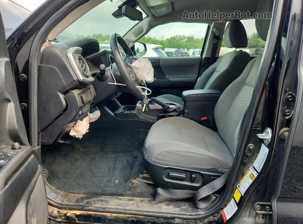 3TMCZ5AN7PM537191 2023 TOYOTA TACOMA Black Вид салону спереду