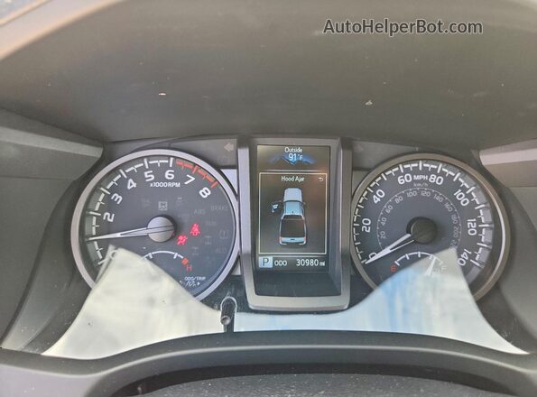 3TMCZ5AN7PM552368 2023 TOYOTA TACOMA Серебряный Вид щитка приборов