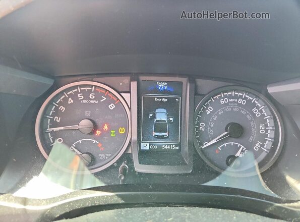 3TMCZ5AN7PM646167 2023 TOYOTA TACOMA Белый Вид щитка приборов