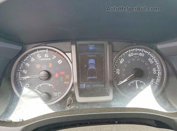 3TMCZ5AN8GM030171 2016 TOYOTA TACOMA White Instrument cluster view