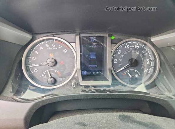 3TMCZ5AN8HM084992 2017 TOYOTA TACOMA Silver Вид щитка приладів