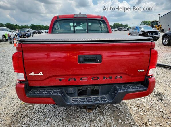 3TMCZ5AN8HM086676 2017 TOYOTA TACOMA Red Vista trasera