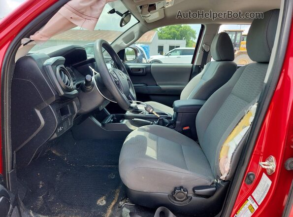 3TMCZ5AN8HM086676 2017 TOYOTA TACOMA Red Vista interior delantera