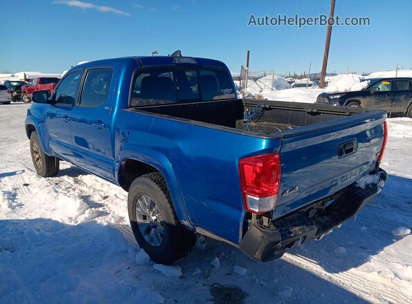 3TMCZ5AN8HM115318 2017 TOYOTA TACOMA Blue Rear left