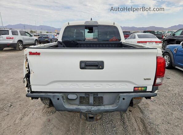 3TMCZ5AN8JM164010 2018 TOYOTA TACOMA White Հետևի տեսք