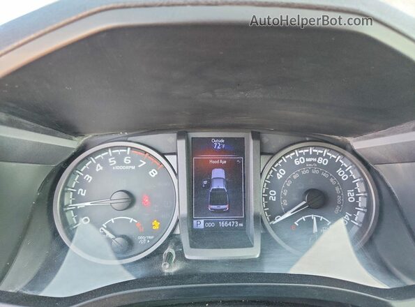 3TMCZ5AN8KM197235 2019 TOYOTA TACOMA Gray Instrument cluster view
