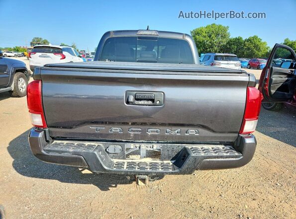 3TMCZ5AN8KM197235 2019 TOYOTA TACOMA Gray Rear view