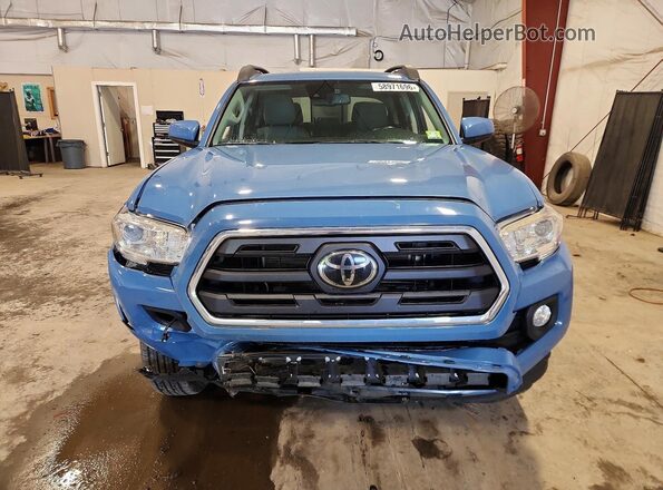 3TMCZ5AN8KM203731 2019 TOYOTA TACOMA Blue Front view