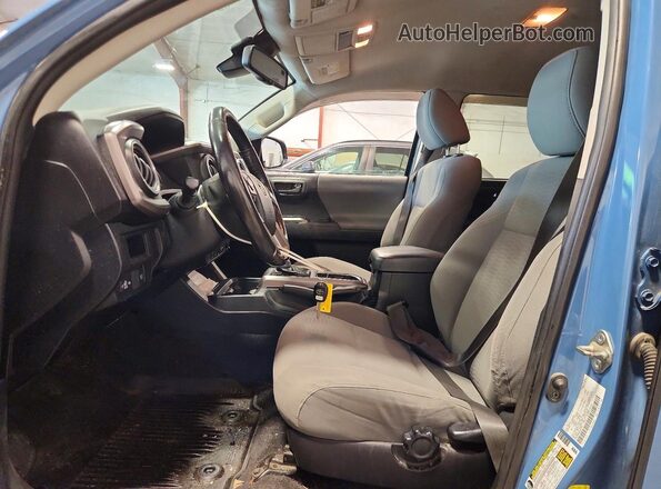 3TMCZ5AN8KM203731 2019 TOYOTA TACOMA Blue Front interior view