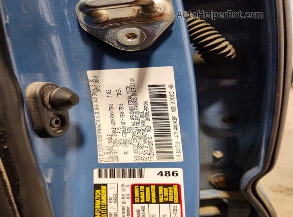 3TMCZ5AN8KM203731 2019 TOYOTA TACOMA Blue VIN sticker view