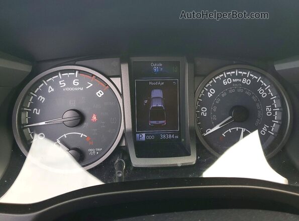3TMCZ5AN8KM208489 2019 TOYOTA TACOMA Серый Вид щитка приборов