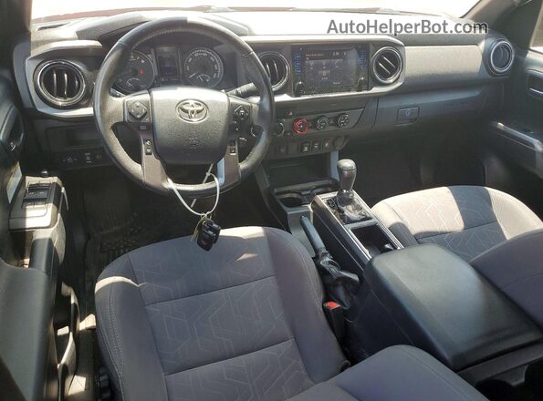 3TMCZ5AN8KM239757 2019 TOYOTA TACOMA Red Առջևի վահանակի տեսք
