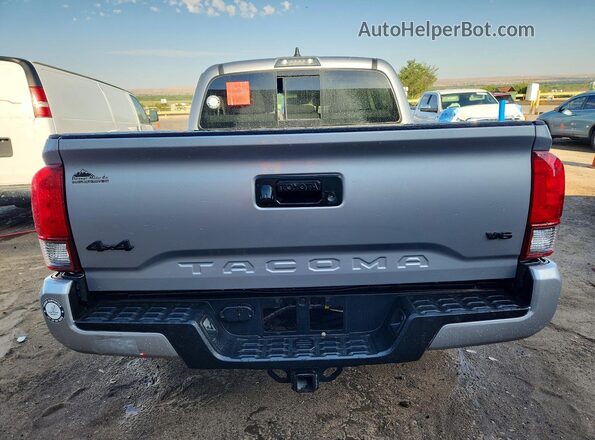 3TMCZ5AN8LM323255 2020 TOYOTA TACOMA Silver უკანა ხედი