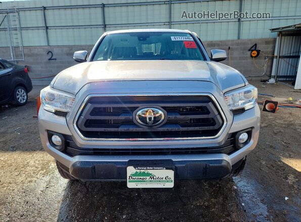 3TMCZ5AN8LM323255 2020 TOYOTA TACOMA Silver წინა ხედი