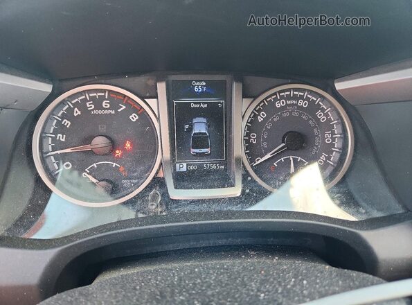 3TMCZ5AN8LM323255 2020 TOYOTA TACOMA Silver ხელსაწყოთა პანელის ხედი
