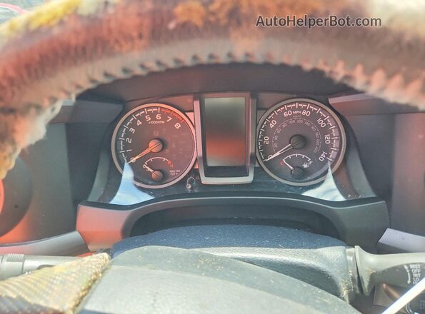 3TMCZ5AN8MM447057 2021 TOYOTA TACOMA Black Instrument cluster view