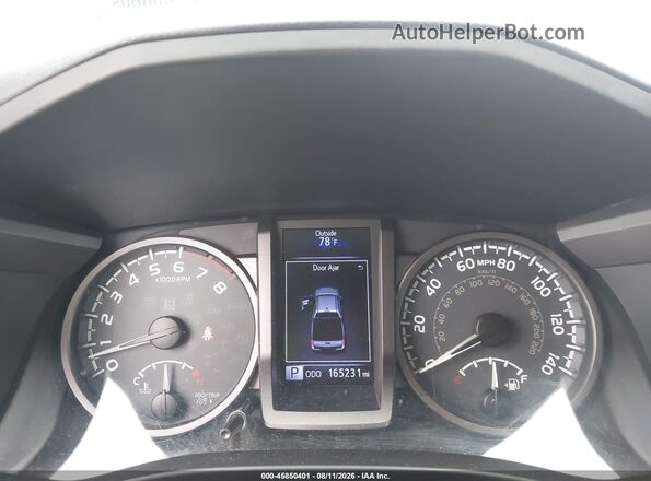 3TMCZ5AN9HM089702 2017 TOYOTA TACOMA Tan უკანა სავარძლების ხედი