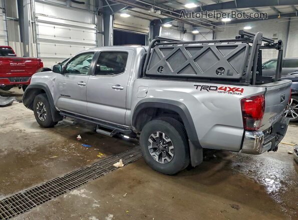 3TMCZ5AN9KM222045 2019 TOYOTA TACOMA Silver Trasero izquierdo
