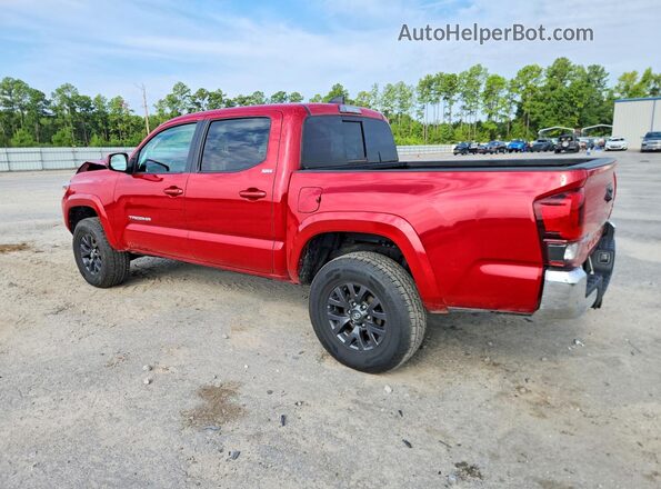 3TMCZ5AN9MM429182 2021 TOYOTA TACOMA Красный Задняя левая четверть