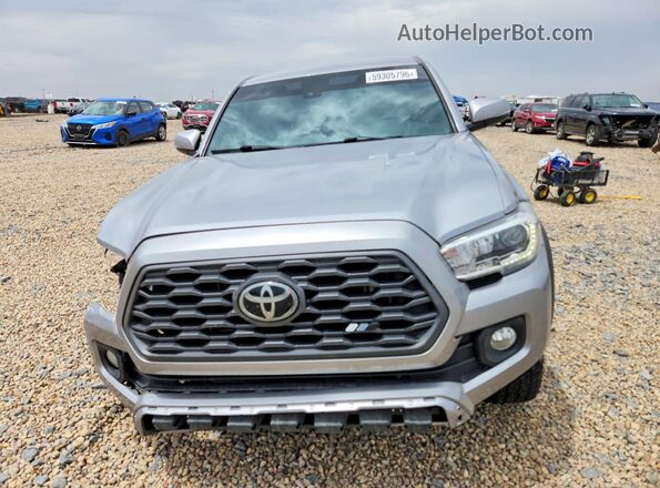 3TMCZ5AN9MM441543 2021 TOYOTA TACOMA Silver Front view