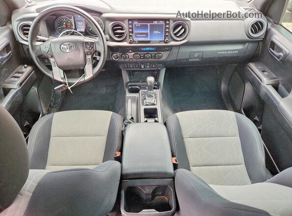 3TMCZ5AN9MM441543 2021 TOYOTA TACOMA Silver Dashboard view