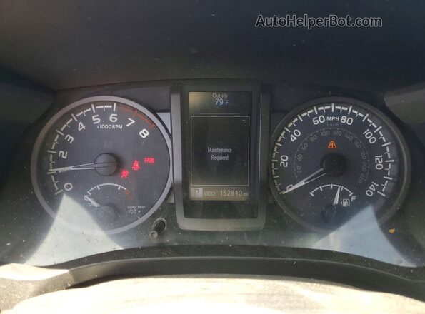3TMCZ5ANXHM054960 2017 TOYOTA TACOMA Gray Instrument cluster view