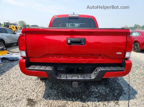 3TMCZ5ANXHM065943 2017 TOYOTA TACOMA Красный Вид сзади