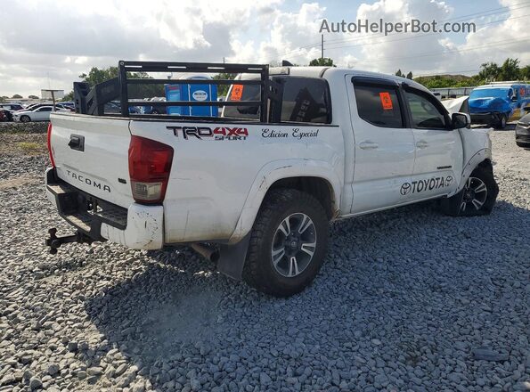 3TMCZ5ANXHM084282 2017 TOYOTA TACOMA Белый Задняя правая четверть