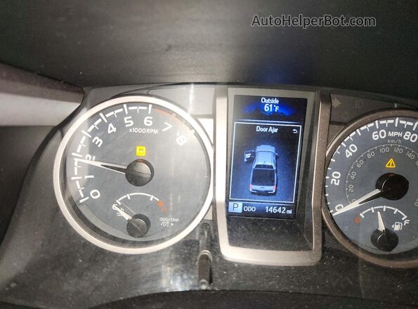 3TMCZ5ANXHM085965 2017 TOYOTA TACOMA Gray ხელსაწყოთა პანელის ხედი