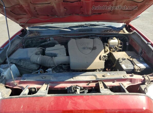 3TMCZ5ANXKM227643 2019 TOYOTA TACOMA Красный Вид задней части салона