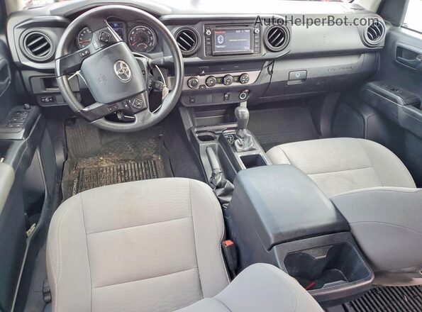 3TMCZ5ANXKM258536 2019 TOYOTA TACOMA Red Widok deski rozdzielczej