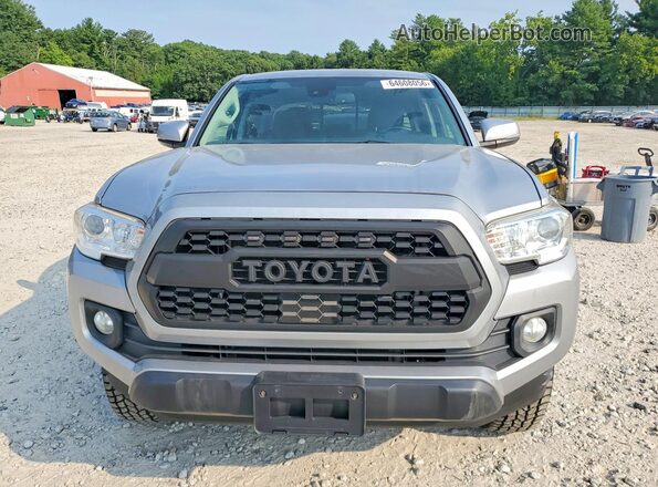 3TMCZ5ANXLM356550 2020 TOYOTA TACOMA Silver Հետևի տեսք