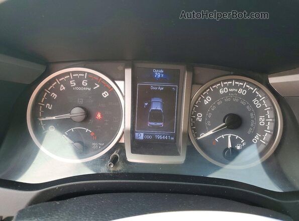 3TMCZ5ANXLM356550 2020 TOYOTA TACOMA Silver Հետևի նստատեղերի տեսք