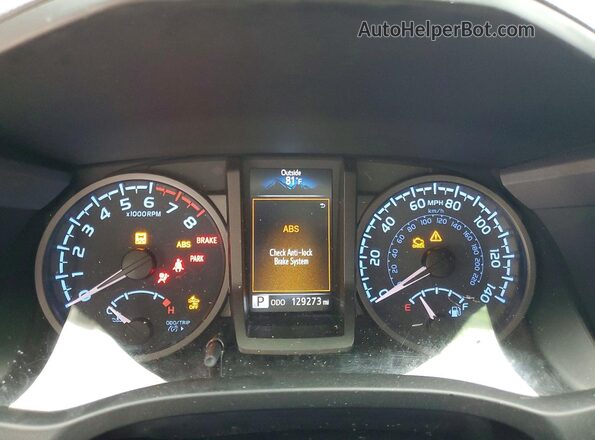3TMCZ5ANXMM448999 2021 TOYOTA TACOMA Черный Вид щитка приборов