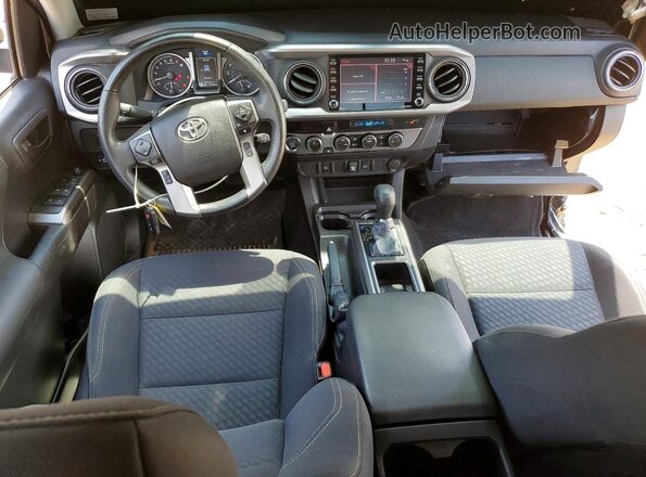 3TMCZ5ANXPM540683 2023 TOYOTA TACOMA Gray წინა პანელის ხედი