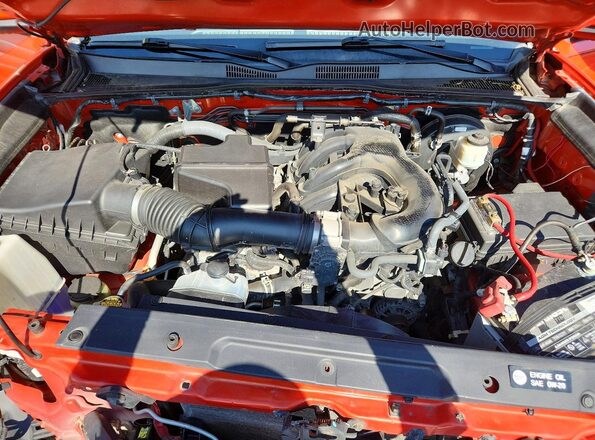 3TMDZ5BN0HM025521 2017 TOYOTA TACOMA Оранжевый Вид задней части салона