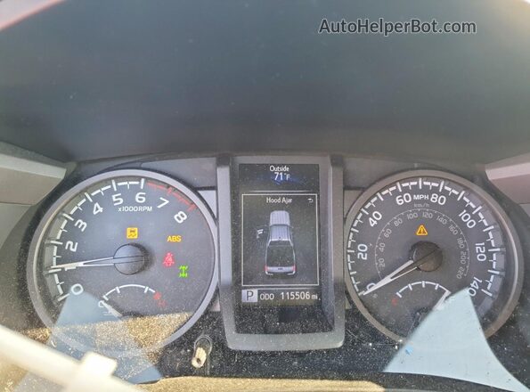 3TMDZ5BN0HM030573 2017 TOYOTA TACOMA Charcoal Widok zestawu wskaźników