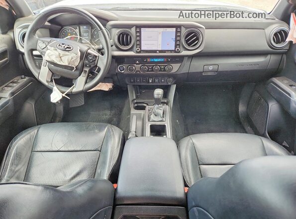 3TMDZ5BN1MM107431 2021 TOYOTA TACOMA Серебряный Вид панели приборов