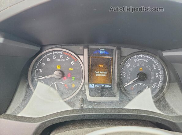 3TMDZ5BN1MM107431 2021 TOYOTA TACOMA Серебряный Вид щитка приборов