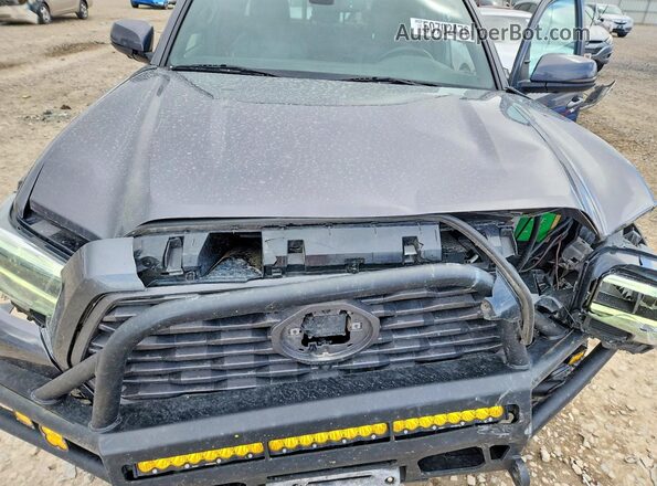 3TMDZ5BN1MM107431 2021 TOYOTA TACOMA Серебряный Вид задней части салона