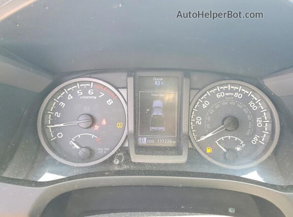 3TMDZ5BN2HM028470 2017 TOYOTA TACOMA Blue Սարքավորումների վահանակի տեսք