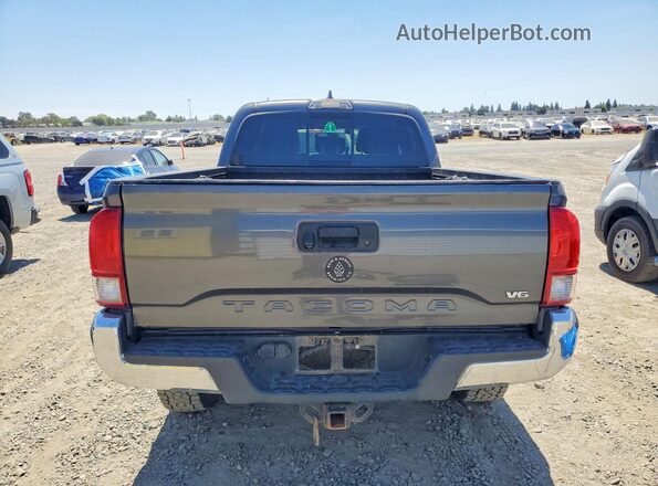 3TMDZ5BN2HM029943 2017 TOYOTA TACOMA Gray Вид ззаду