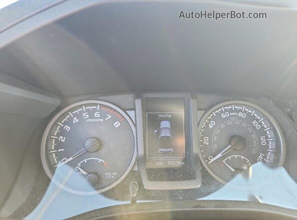 3TMDZ5BN3KM078916 2019 TOYOTA TACOMA Gray Instrument cluster view