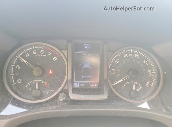 3TMDZ5BN3LM081980 2020 TOYOTA TACOMA Gray Widok zestawu wskaźników