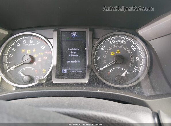 3TMDZ5BN4JM037788 2018 TOYOTA TACOMA Серый Вид задних сидений
